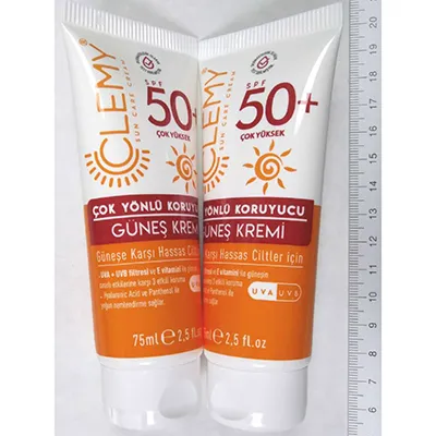 crème solaire; 75 ml.