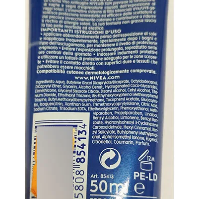 Nivea - Crème solaire