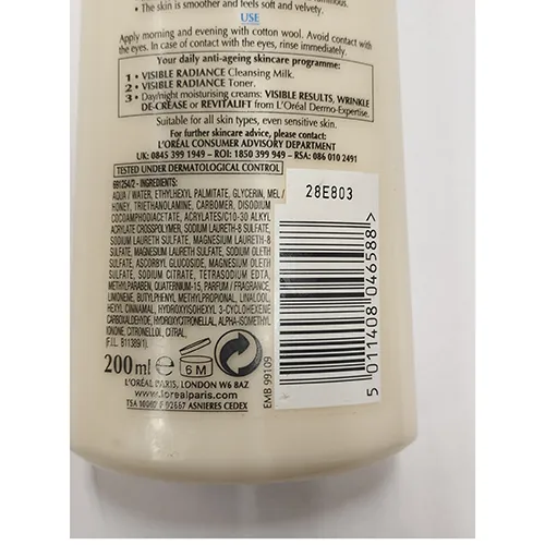 L'OREAL - Lait nettoyant