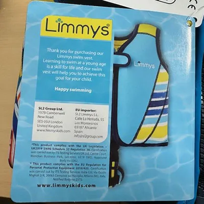 Limmys - Gilet de bain