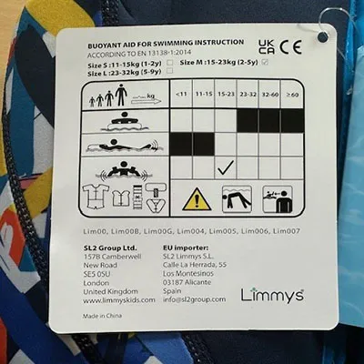 Limmys - Gilet de bain