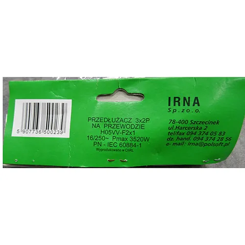IRNA - Tête de rallonge