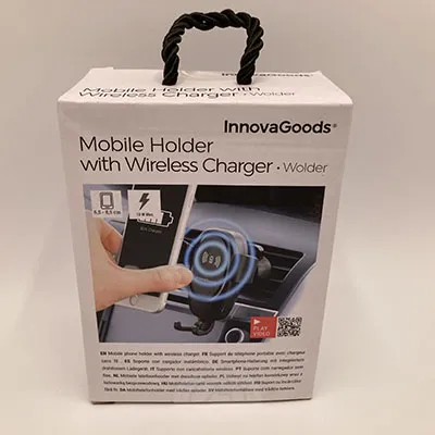 Innovagoods - Support de téléphone portable avec chargeur sans fil