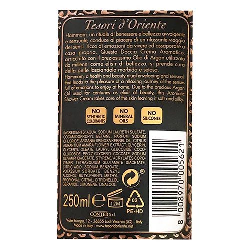 Tesori d'Oriente - Crème de douche