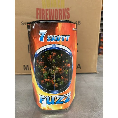 Feux d'artifice de la catégorie F2, batterie à 7 coups.