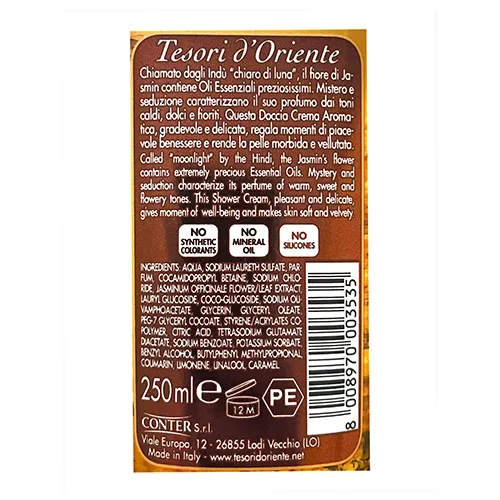 Tesori d'Oriente - Crème de douche