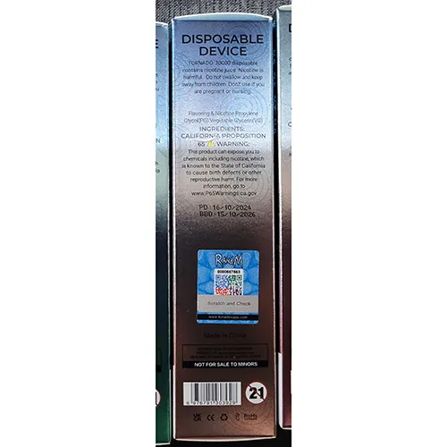RAHdM - Cigarette électronique jetable