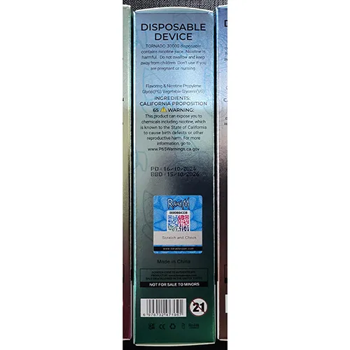 RAHdM - Cigarette électronique jetable