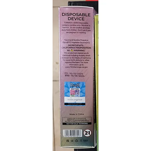 RAHdM - Cigarette électronique jetable