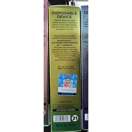 RAHdM - Cigarette électronique jetable