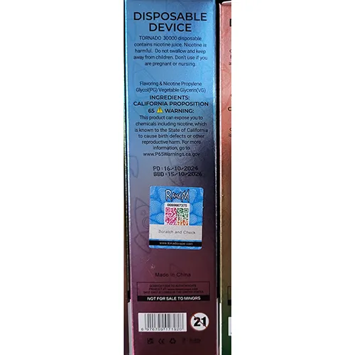 RAHdM - Cigarette électronique jetable