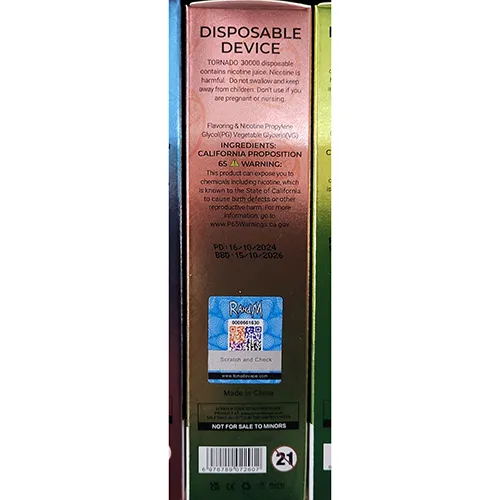 RAHdM - Cigarette électronique jetable