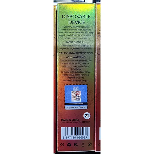 RENdM - Cigarette électronique jetable