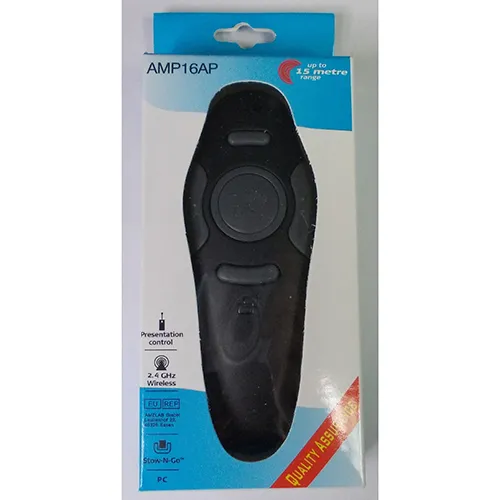 Pointeur laser noir destiné aux présentations. Produit vendu en ligne, notamment via Amazon (ASIN: B09TD1V37J).