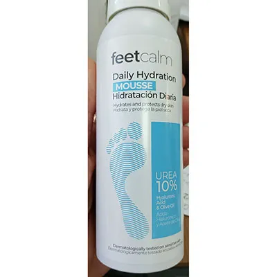 Mousse pour les pieds, 75 ml et 125 ml.