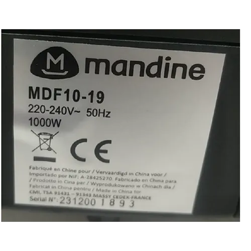MANDINE - Friteuse