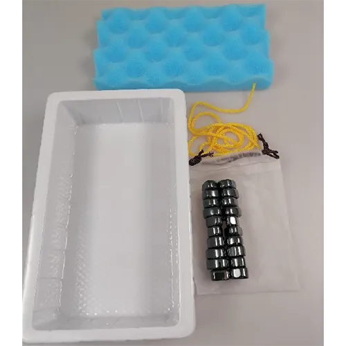 Le produit est un jouet magnétique avec 20 aimants. L'ensemble comprend également un cordon. Produit vendu en ligne, notamment via Amazon (ASIN: B0CP9DPBL)