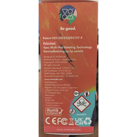 VOOM - Cigarette électronique jetable