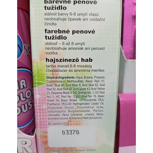 Wats élysée - Mousse colorante pour cheveux