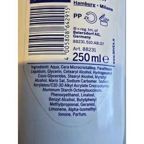 Nivea - Après-shampooing pour le corps