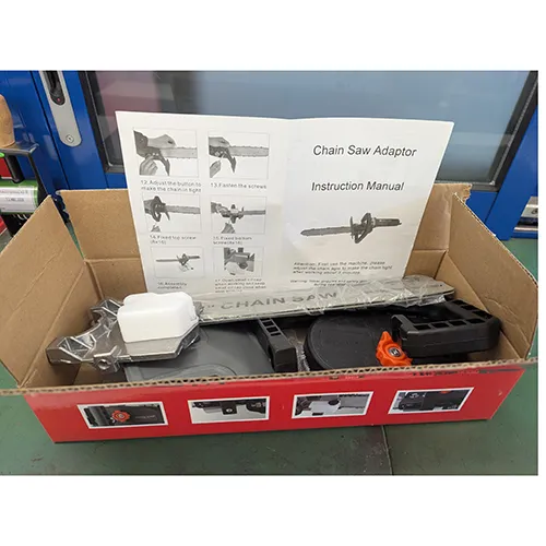 Kit adaptateur pour convertir une meuleuse d'angle pour une utilisation comme scie à chaîne (meuleuse d'angle non incluse dans l'article fourni)