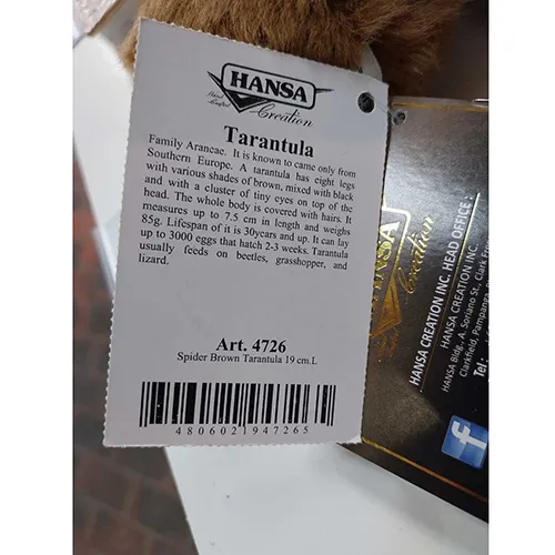 HANSA CREATION - Jouet en peluche