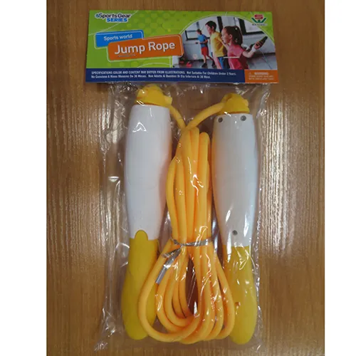 Corde à sauter avec un compteur, en matière plastique.