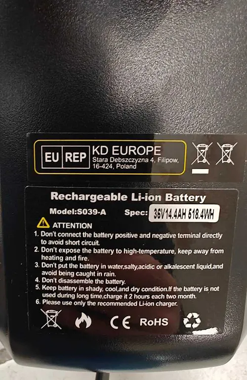 KD EUROPE - Batterie et chargeur