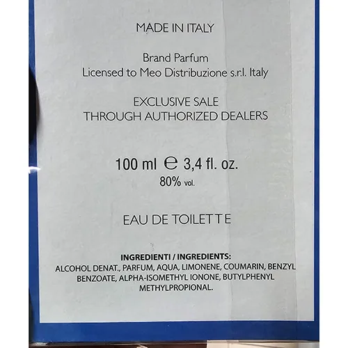 Meo Distribuzione - Eau de toilette