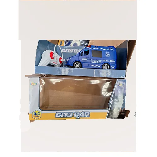 Jouets de véhicules d'urgence télécommandés disponibles en trois styles.