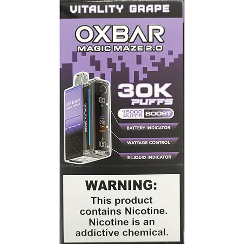OXBAR - Cigarette électronique jetable