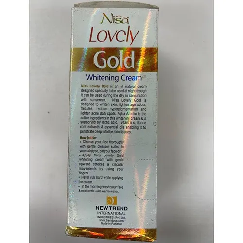 Nisa - Crème éclaircissante pour la peau