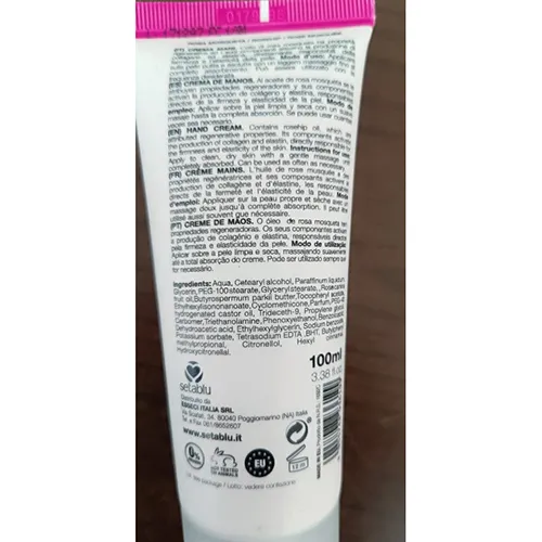 Setablu - Crème pour les mains