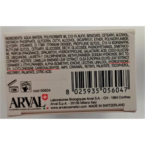 Arval - Crème pour le visage