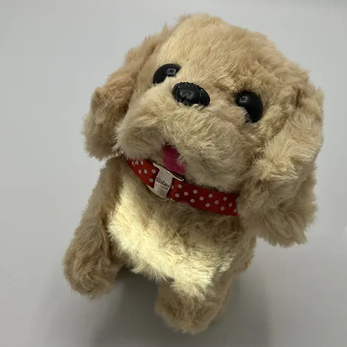 Chien jouet à batterie.