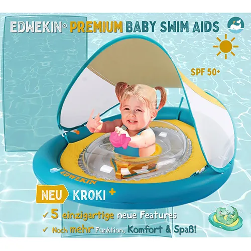 Edwekin Premium Baby Swim Aids - Siège de bain gonflable