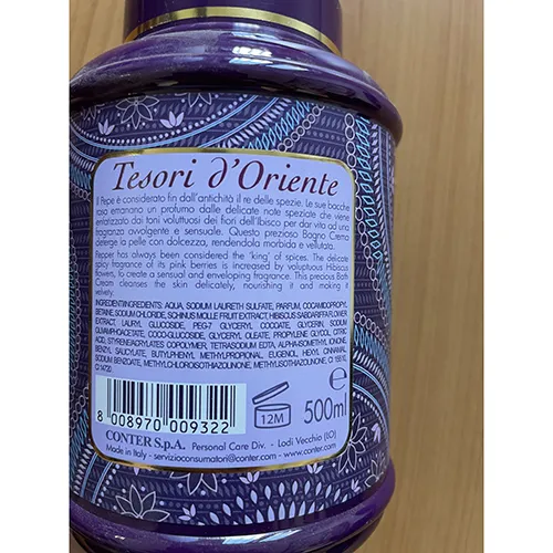 Tesori d'Oriente - Crème de bain