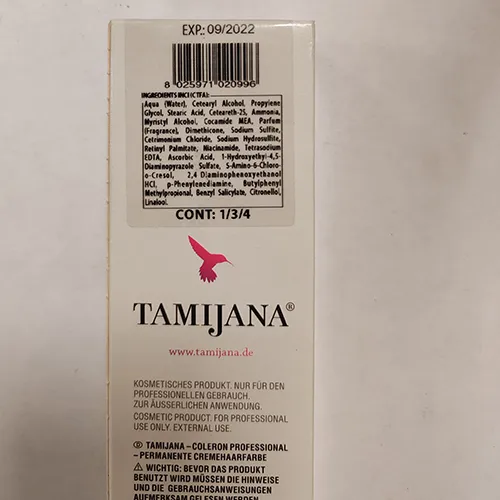 Tamijana - Teinture capillaire