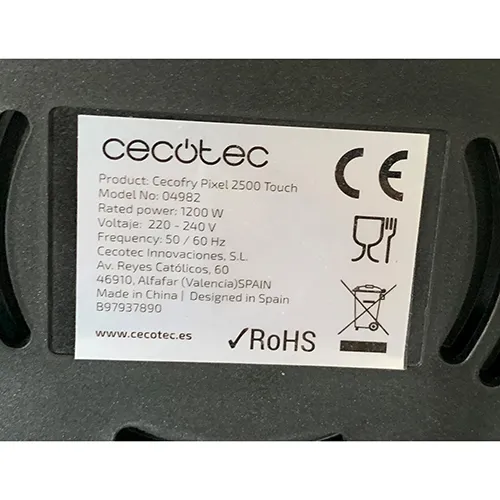Cecotec - Friteuse à air