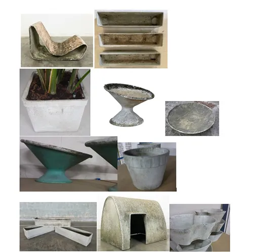 Willy Guhl, Eternit, - Meubles de jardin et pots