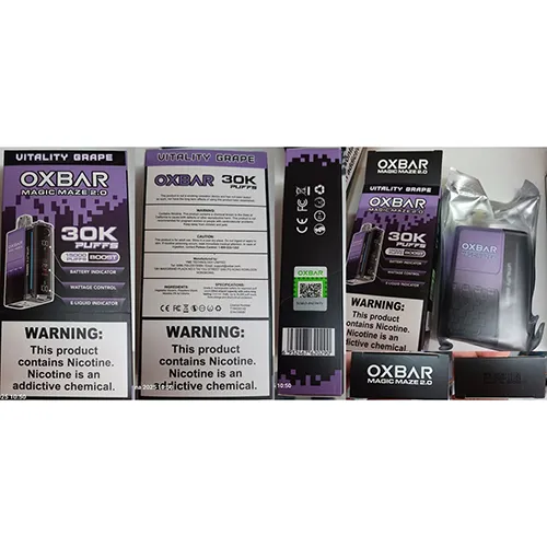 OXBAR - Cigarette électronique jetable