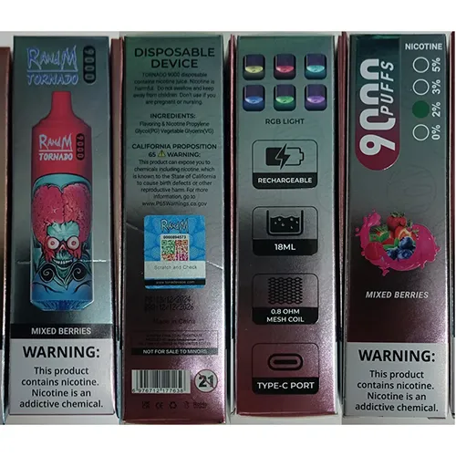 RandM - Cigarette électronique jetable