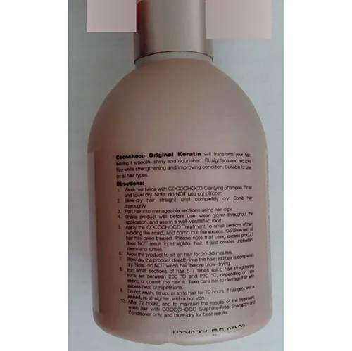 Cocochoco professional - Produit de lissage des cheveux