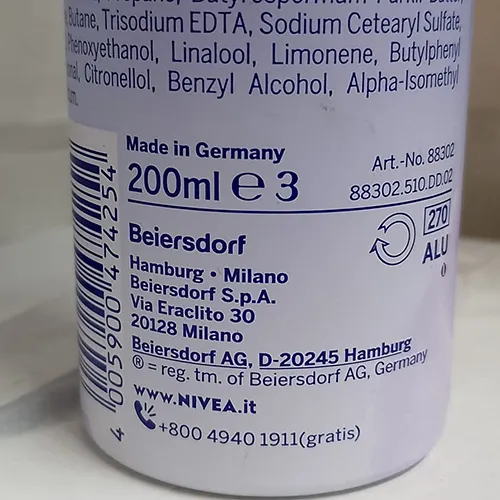 Nivea - Mousse pour le corps