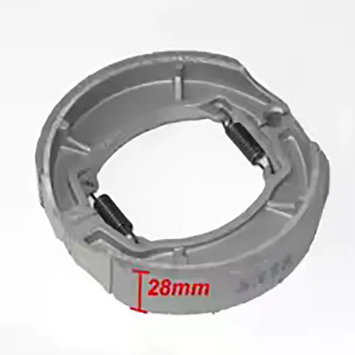 Pièce de moto: Remplacement de la chaussure de tambour de frein pour les motos Roketa, Sunl, Jonway et Taotao avec des moteurs 50cc, 110cc, 125cc, 150cc et 250cc. Type de moteur: GY6. Modèles de moteurs: 152QMI, 157QMJ et 161QMI. Produit vendu en ligne, notamment via AliExpress.