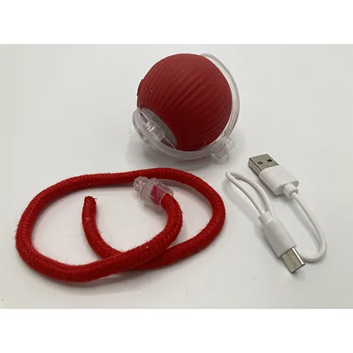 Electric cat toy with charging cable. Product sold online, in particular via tassarna.se.
