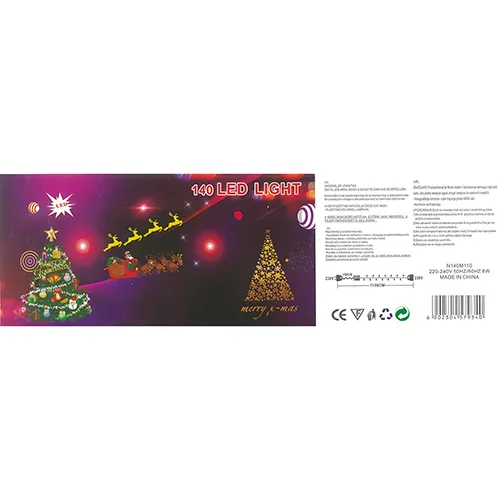 Chaîne d'éclairage décorative en forme de corde avec une unité de clignotement à 8 fonctions et une prise de courant pouvant être agrandie avec des éléments supplémentaires.