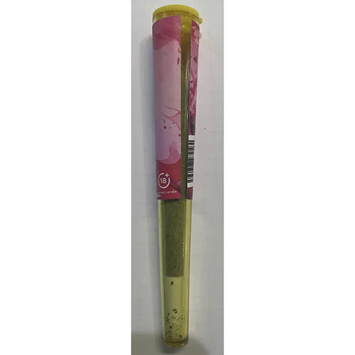 Produit à fumer à base de plantes, roulé en forme de cigarette (joint). Produit vendu en ligne, notamment via heavenshaze.com.