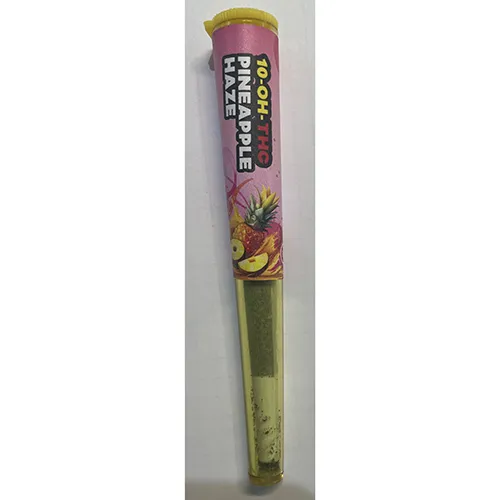 Produit à fumer à base de plantes, roulé en forme de cigarette (joint). Produit vendu en ligne, notamment via heavenshaze.com