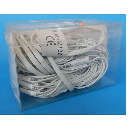 Chaîne d'éclairage décoratif en forme de maille avec des lumières LED non remplaçables et une unité de commande clignotante, 1,2m x 1,6m.